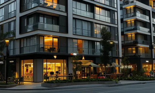 Mixed use buildings