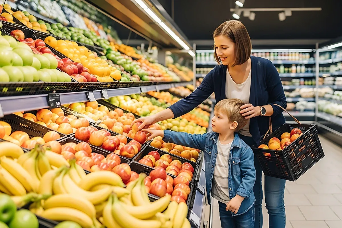 Woman shopping